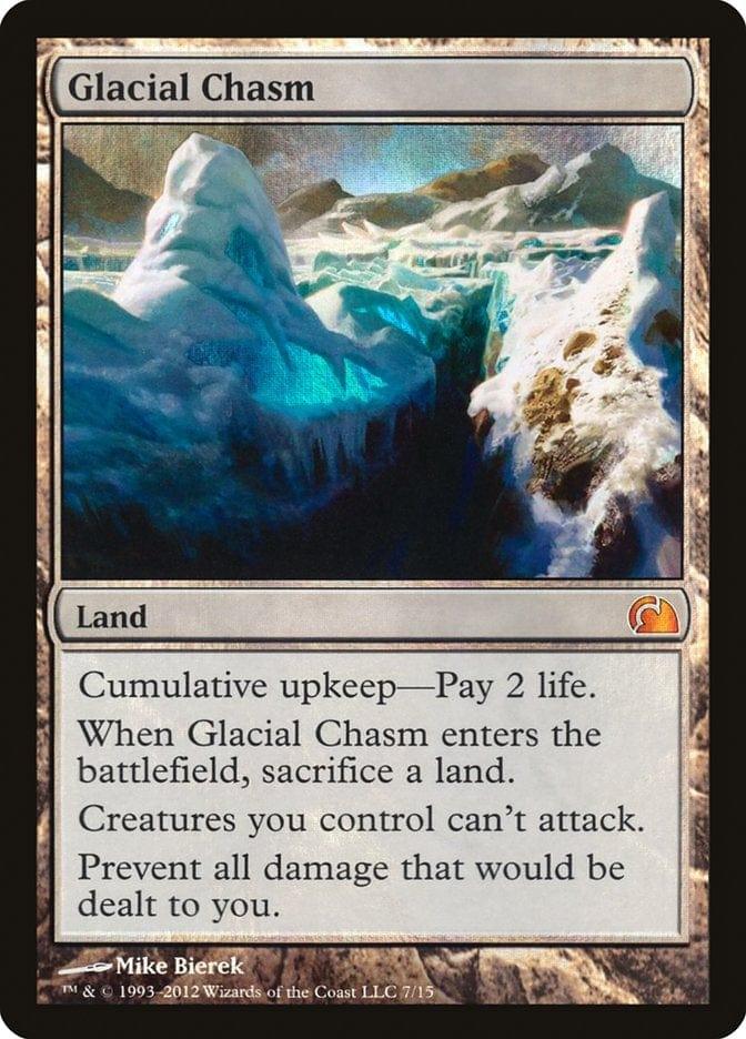 Magic: The Gathering MTG Single Glacial Chasm [From the Vault: Realms]