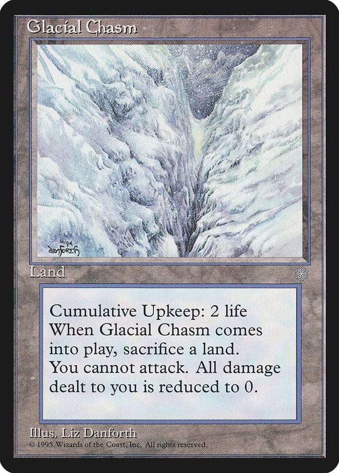 Magic: The Gathering MTG Single Glacial Chasm [Ice Age]