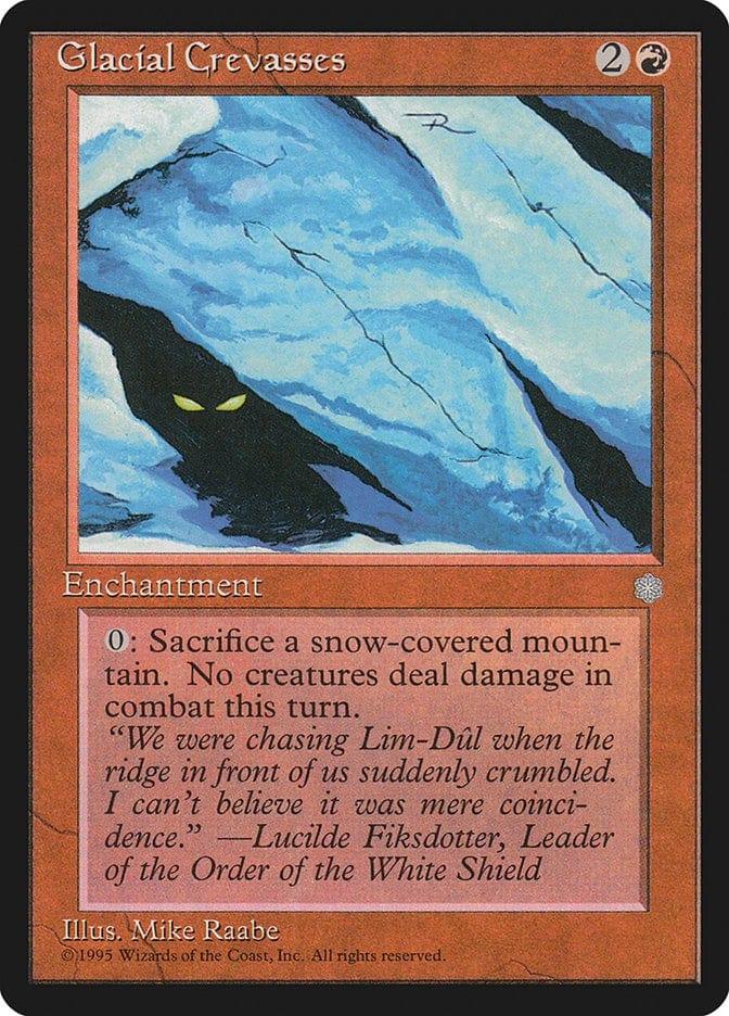 Magic: The Gathering MTG Single Glacial Crevasses [Ice Age]