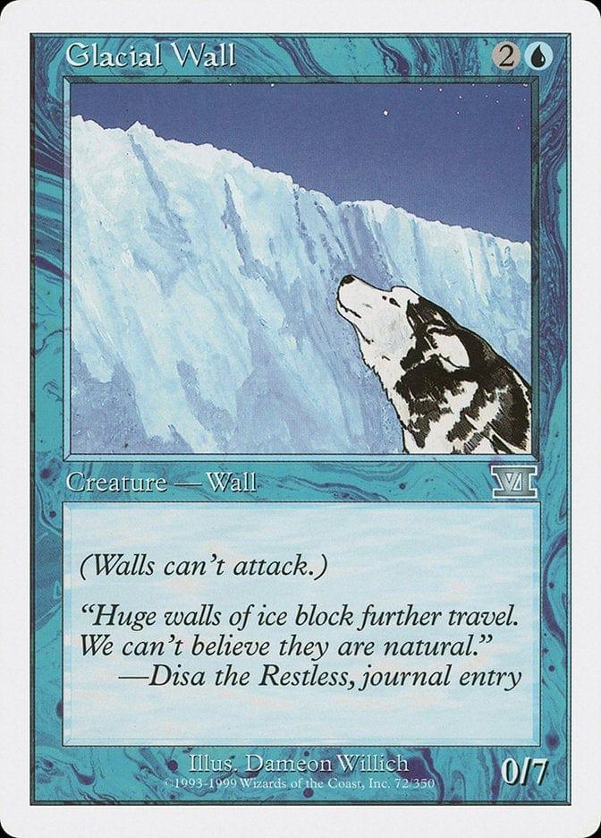Magic: The Gathering MTG Single Glacial Wall [Classic Sixth Edition]