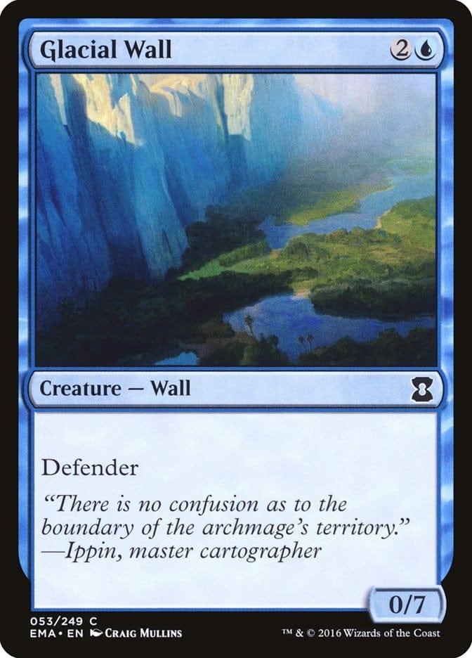 Magic: The Gathering MTG Single Glacial Wall [Eternal Masters]