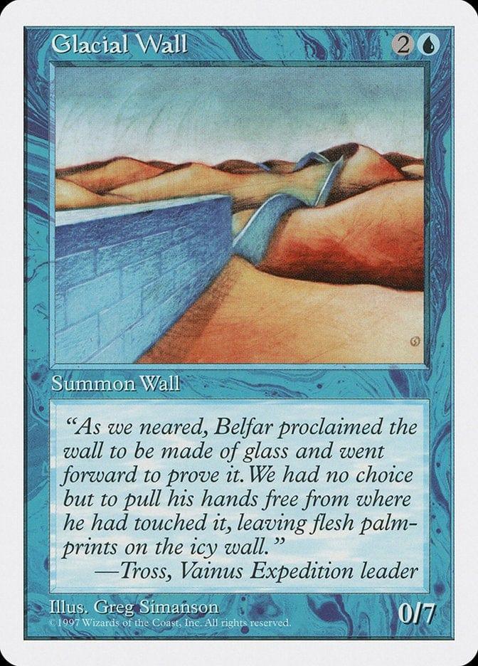 Magic: The Gathering MTG Single Glacial Wall [Fifth Edition]