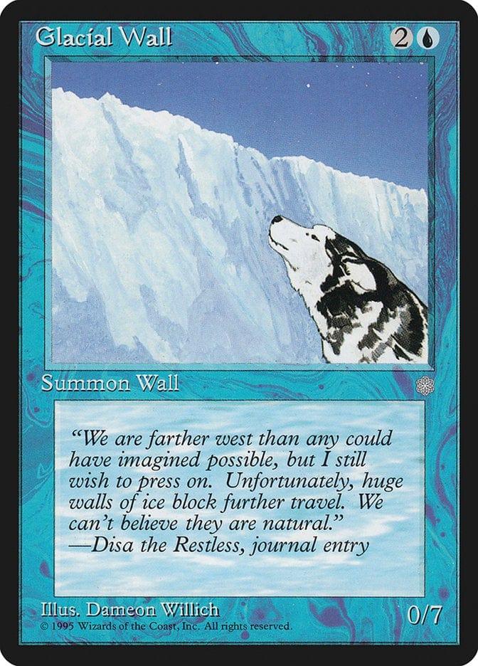Magic: The Gathering MTG Single Glacial Wall [Ice Age]