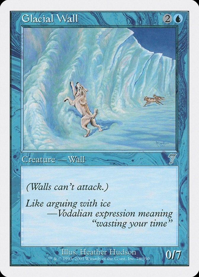 Magic: The Gathering MTG Single Glacial Wall [Seventh Edition]