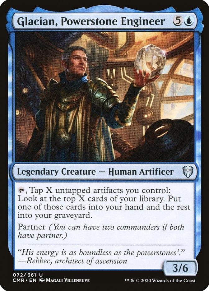 Magic: The Gathering MTG Single Glacian, Powerstone Engineer [Commander Legends]