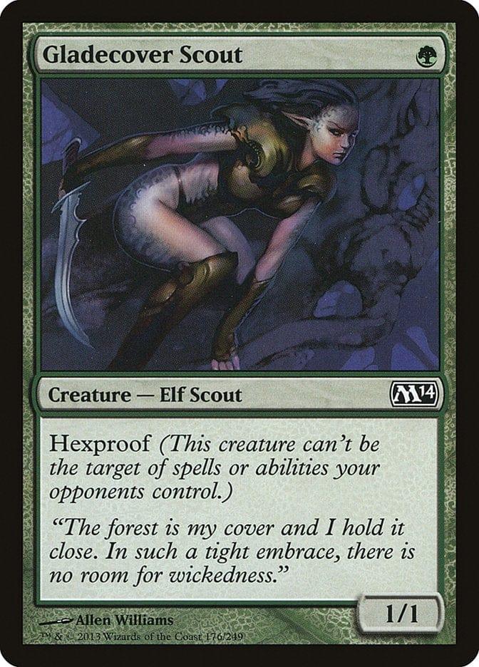 Magic: The Gathering MTG Single Gladecover Scout [Magic 2014]