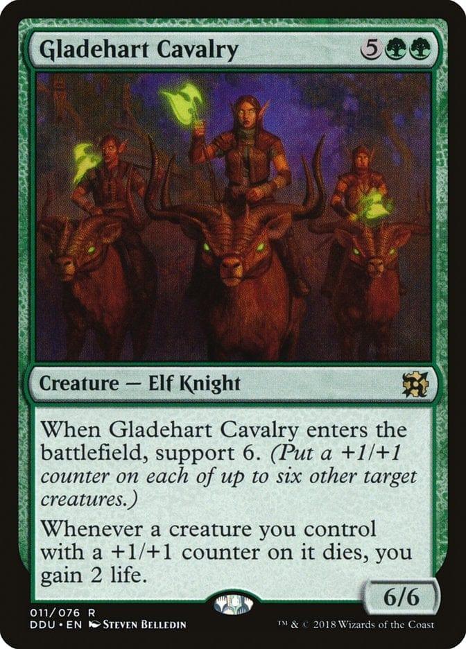 Magic: The Gathering MTG Single Gladehart Cavalry [Duel Decks: Elves vs. Inventors]