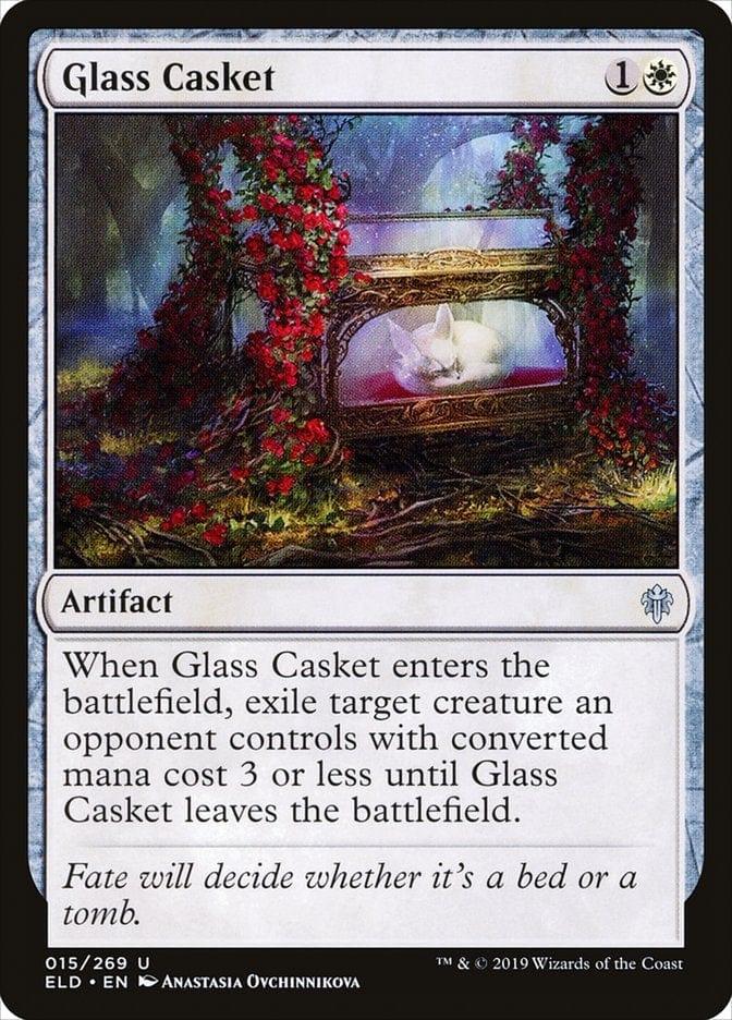 Magic: The Gathering MTG Single Glass Casket [Throne of Eldraine]