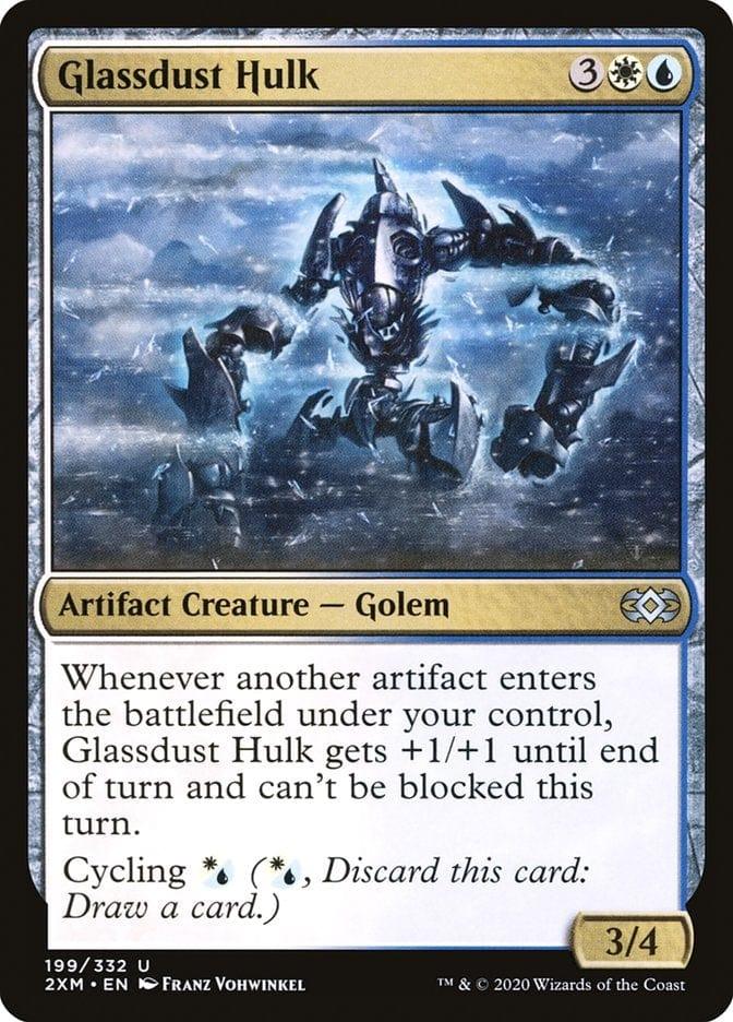 Magic: The Gathering MTG Single Glassdust Hulk [Double Masters]