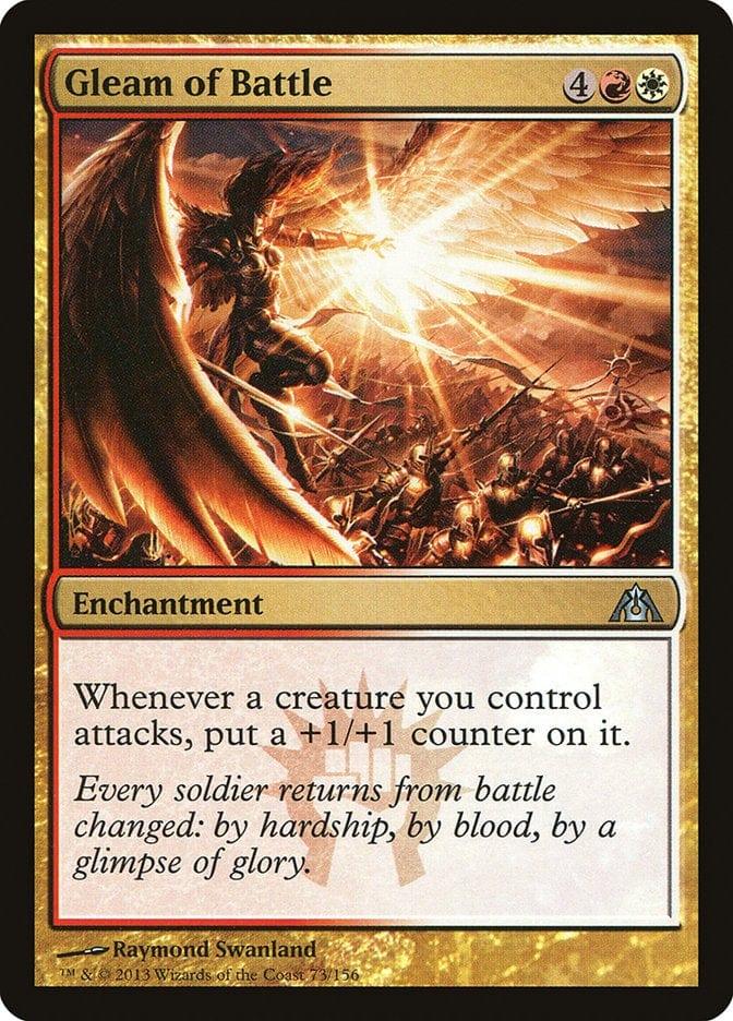 Magic: The Gathering MTG Single Gleam of Battle [Dragon's Maze]