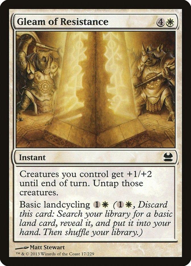 Magic: The Gathering MTG Single Gleam of Resistance [Modern Masters]