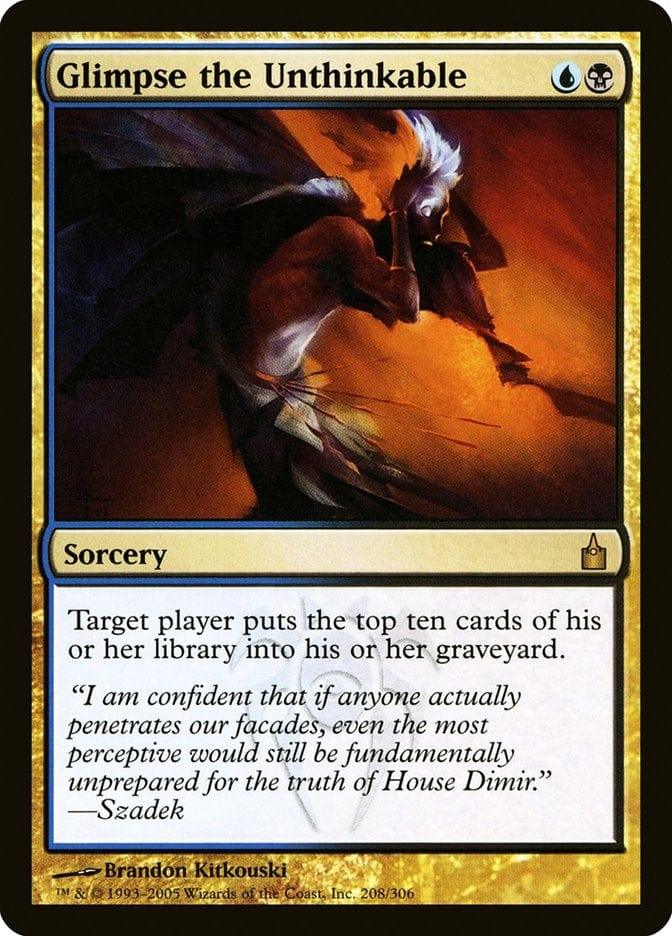 Magic: The Gathering MTG Single Glimpse the Unthinkable [Ravnica: City of Guilds]