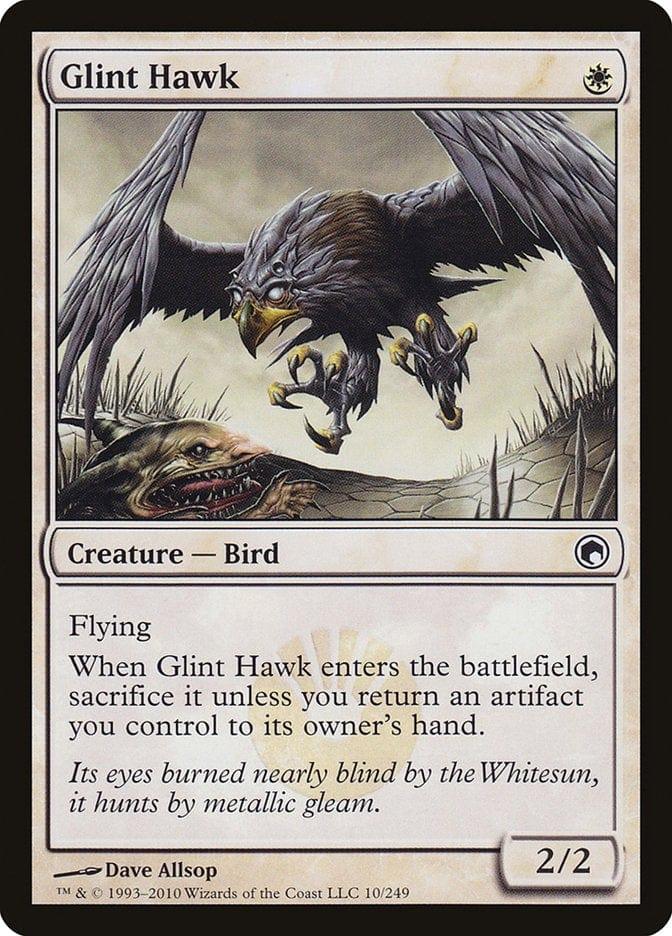 Magic: The Gathering MTG Single Glint Hawk [Scars of Mirrodin]