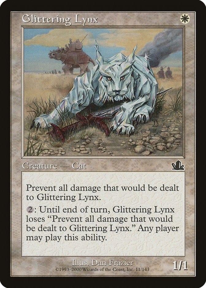 Magic: The Gathering MTG Single Glittering Lynx [Prophecy]