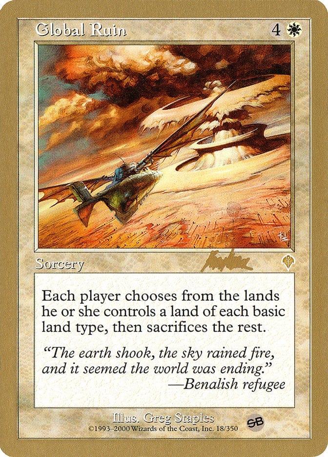 Magic: The Gathering MTG Single Global Ruin [World Championship Decks 2002]