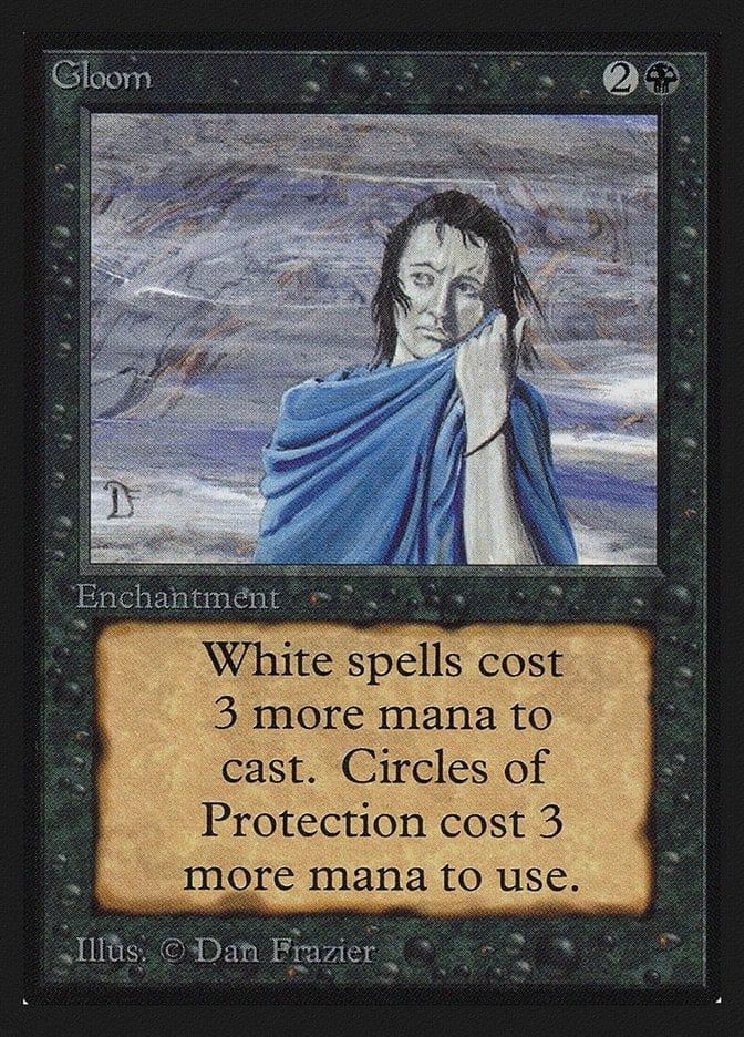 Magic: The Gathering MTG Single Gloom [International Collectors’ Edition]
