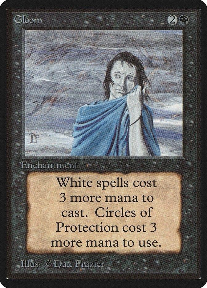 Magic: The Gathering MTG Single Gloom [Limited Edition Beta]