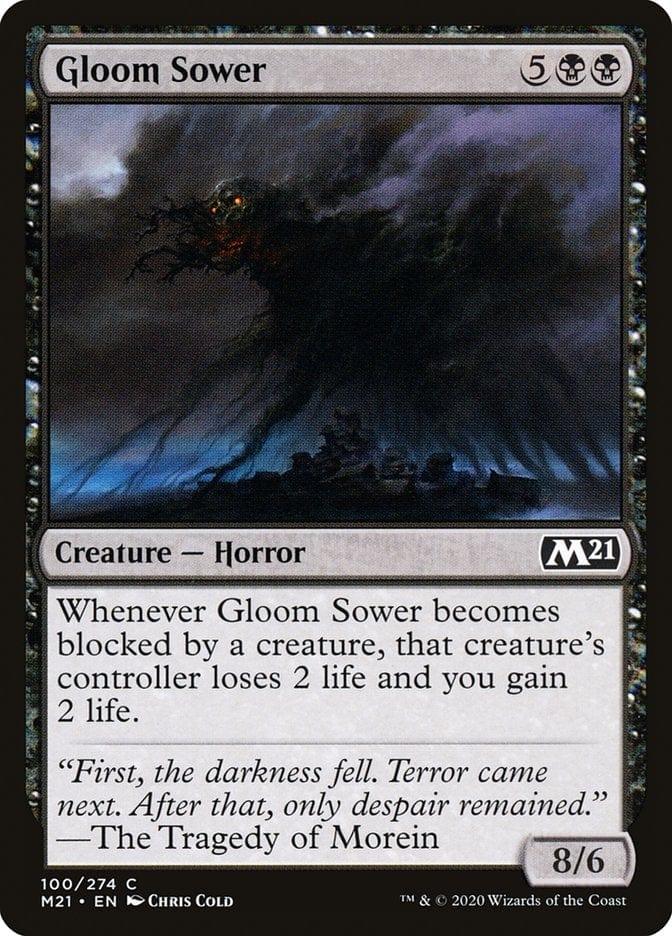 Magic: The Gathering MTG Single Gloom Sower [Core Set 2021]