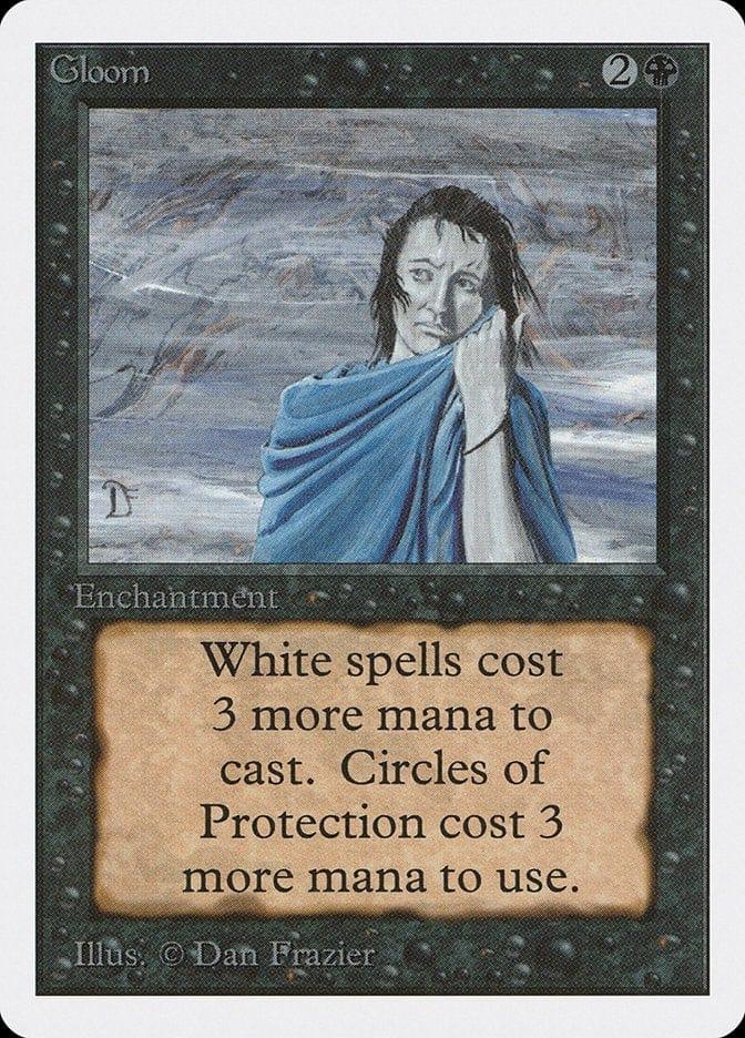 Magic: The Gathering MTG Single Gloom [Unlimited Edition]
