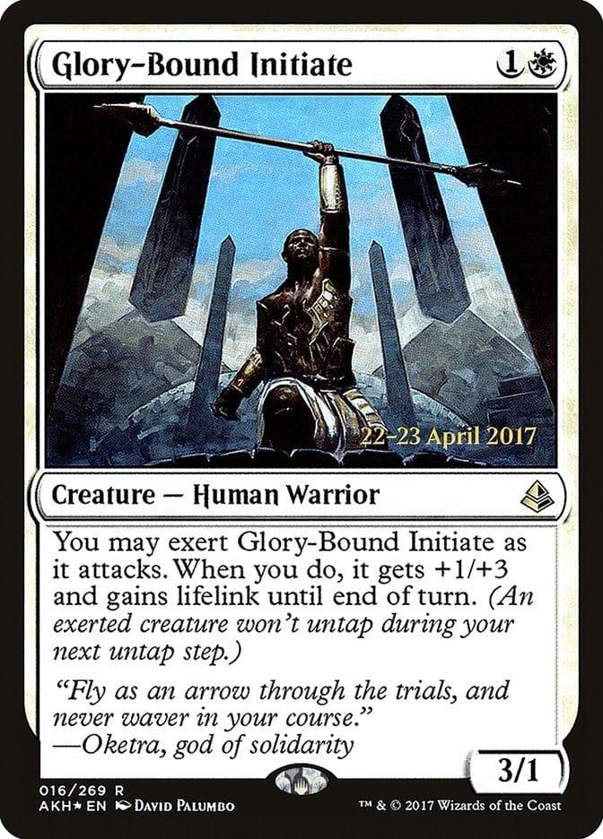 Magic: The Gathering MTG Single Glory-Bound Initiate  [Amonkhet Prerelease Promos]