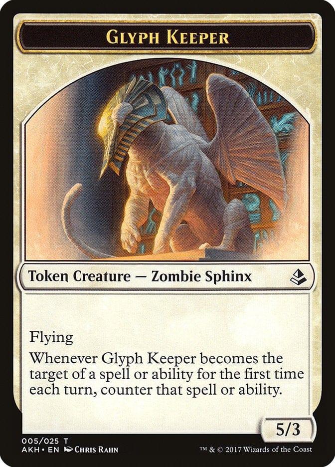 Magic: The Gathering MTG Single Glyph Keeper [Amonkhet Tokens]