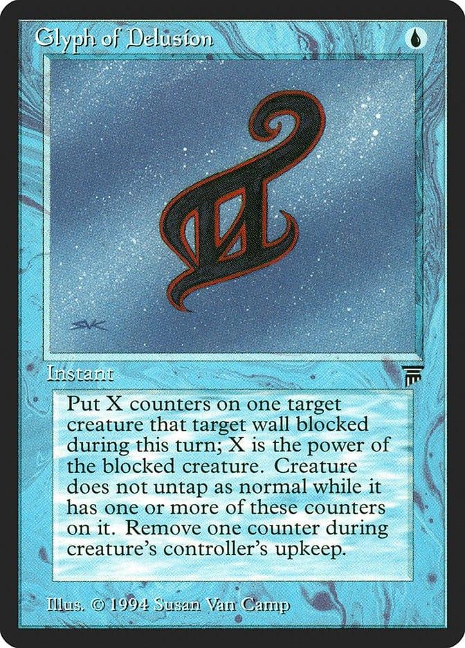 Magic: The Gathering MTG Single Glyph of Delusion [Legends]
