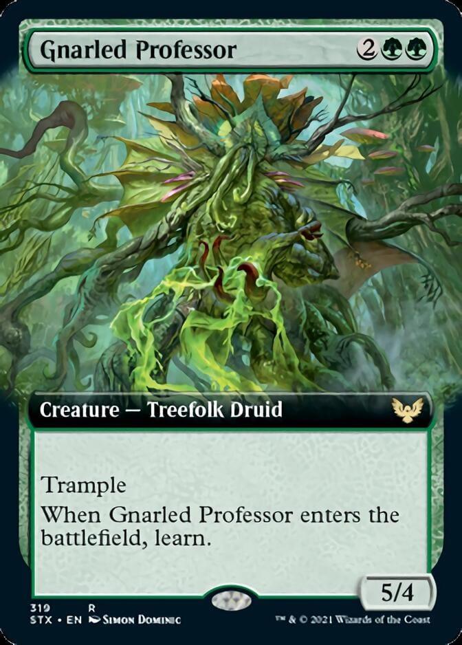 Magic: The Gathering MTG Single Gnarled Professor (Extended) [Strixhaven: School of Mages]