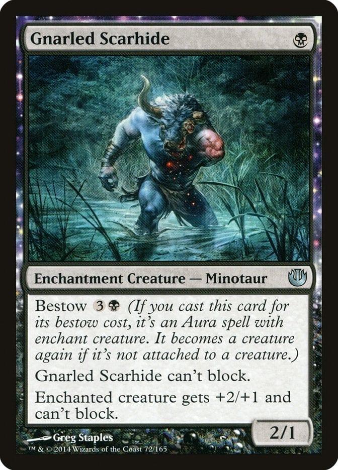Magic: The Gathering MTG Single Gnarled Scarhide [Journey into Nyx]