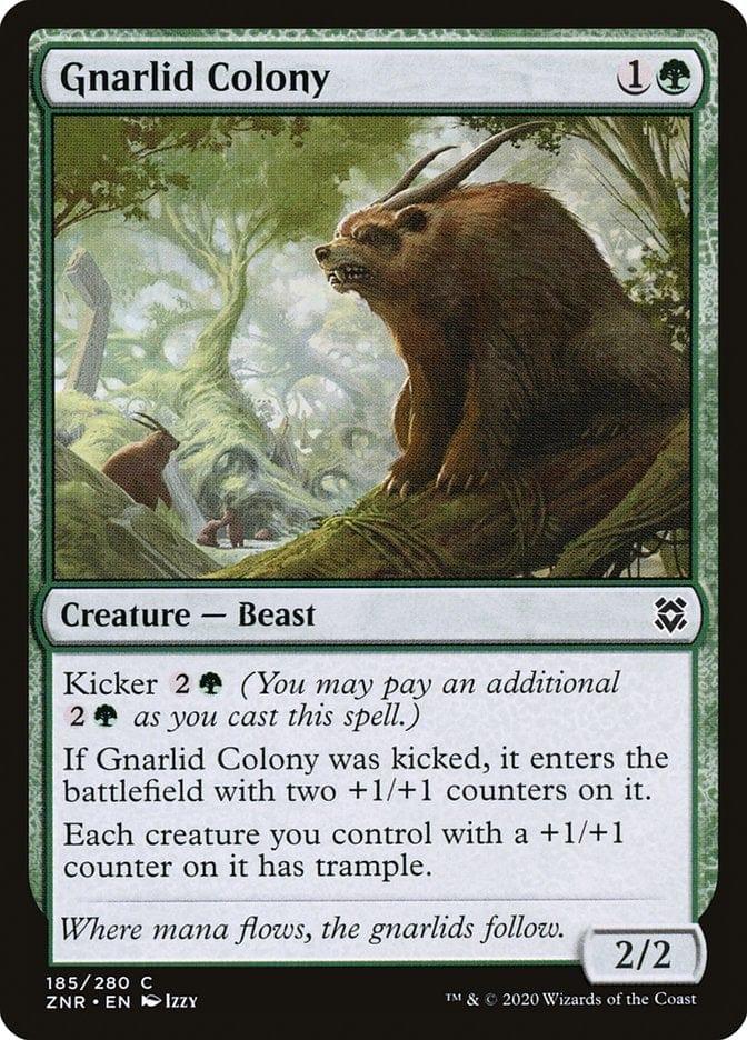 Magic: The Gathering MTG Single Gnarlid Colony [Zendikar Rising]