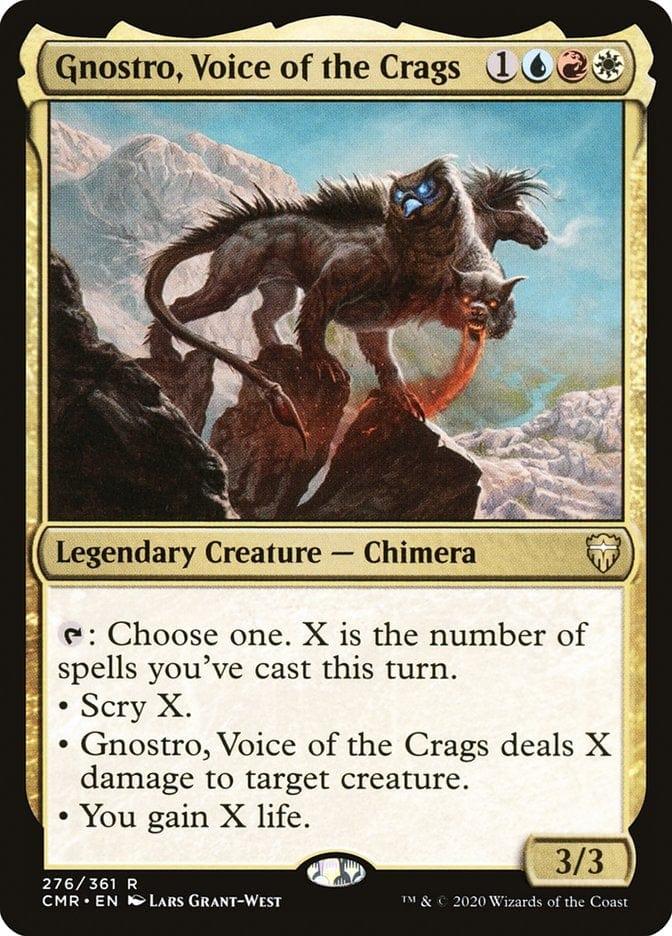 Magic: The Gathering MTG Single Gnostro, Voice of the Crags [Commander Legends]