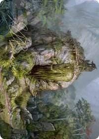 Magic: The Gathering MTG Single Gnottvold Slumbermound Art Card (Gold-Stamped Signature) [Kaldheim: Art Series]