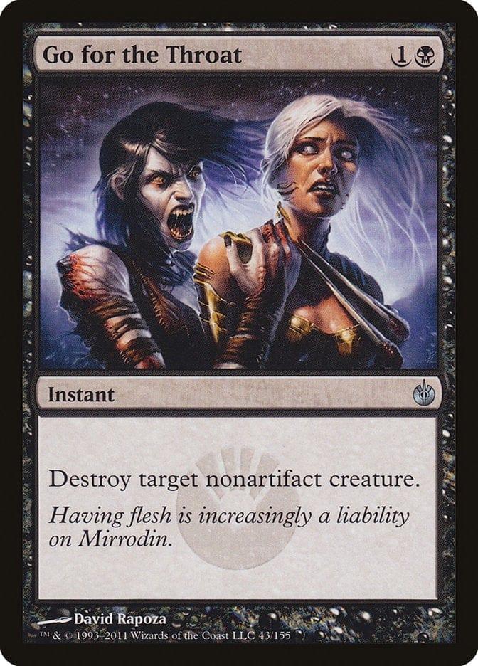 Magic: The Gathering MTG Single Go for the Throat [Mirrodin Besieged]
