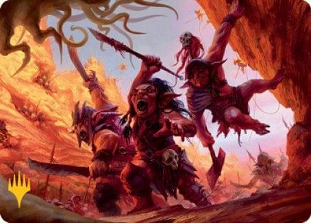 Magic: The Gathering MTG Single Goblin Art Card (Gold-Stamped Signature) [Dungeons & Dragons: Adventures in the Forgotten Realms Art Series]