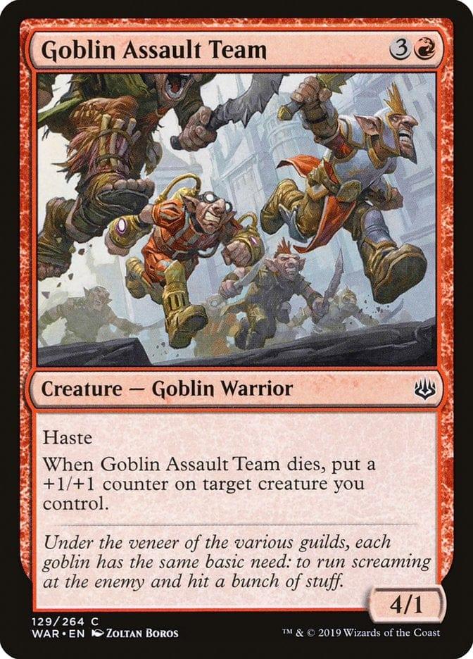 Magic: The Gathering MTG Single Goblin Assault Team [War of the Spark]