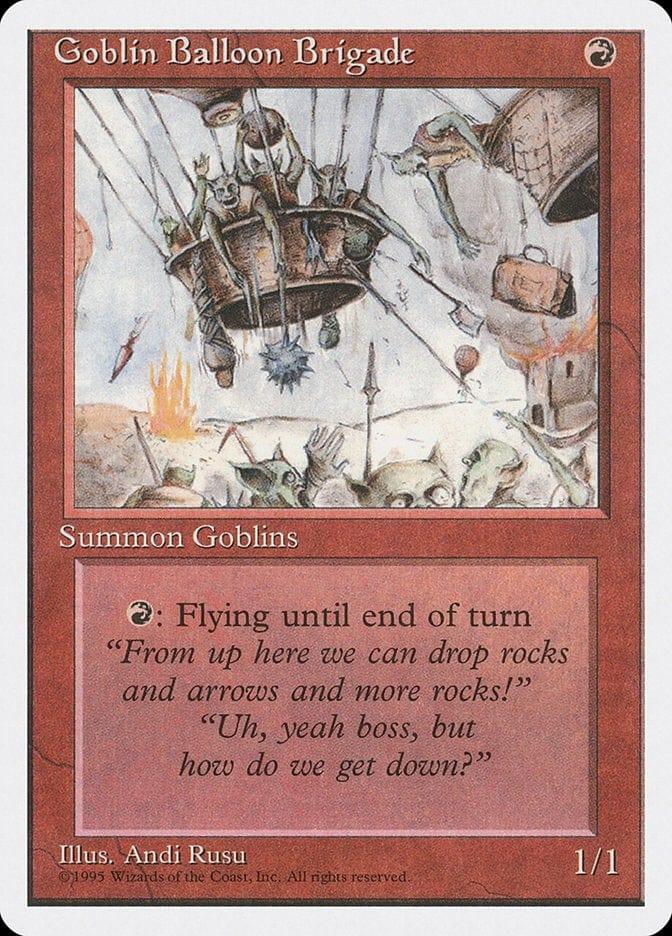 Magic: The Gathering MTG Single Goblin Balloon Brigade [Fourth Edition]