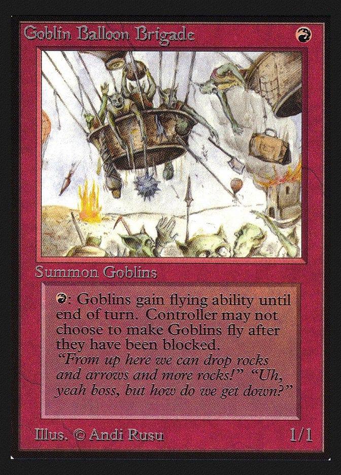 Magic: The Gathering MTG Single Goblin Balloon Brigade [International Collectors’ Edition]