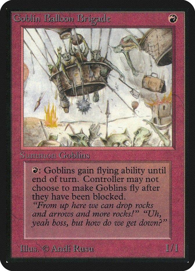 Magic: The Gathering MTG Single Goblin Balloon Brigade [Limited Edition Alpha]