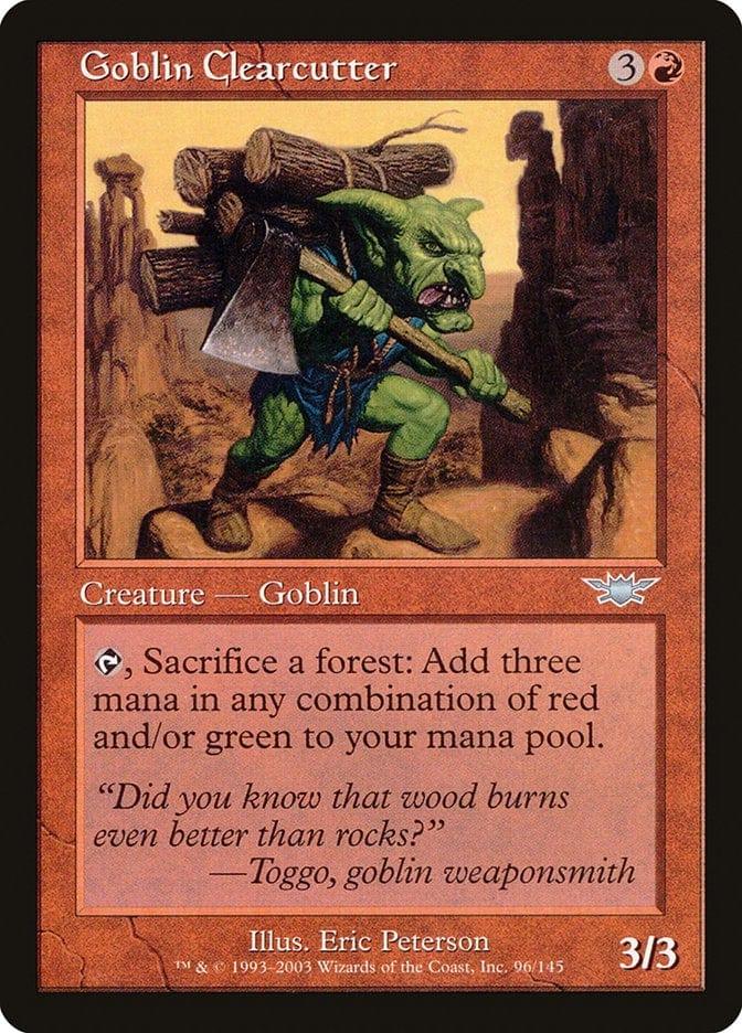 Magic: The Gathering MTG Single Goblin Clearcutter [Legions]