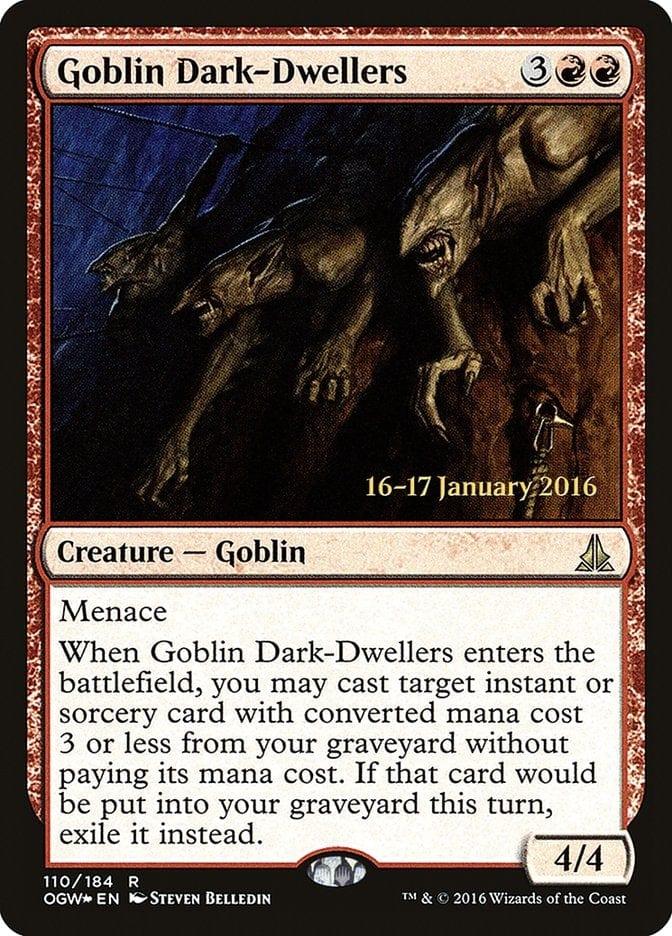 Magic: The Gathering MTG Single Goblin Dark-Dwellers [Oath of the Gatewatch Prerelease Promos]