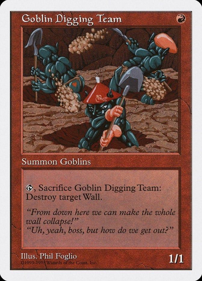 Magic: The Gathering MTG Single Goblin Digging Team [Anthologies]