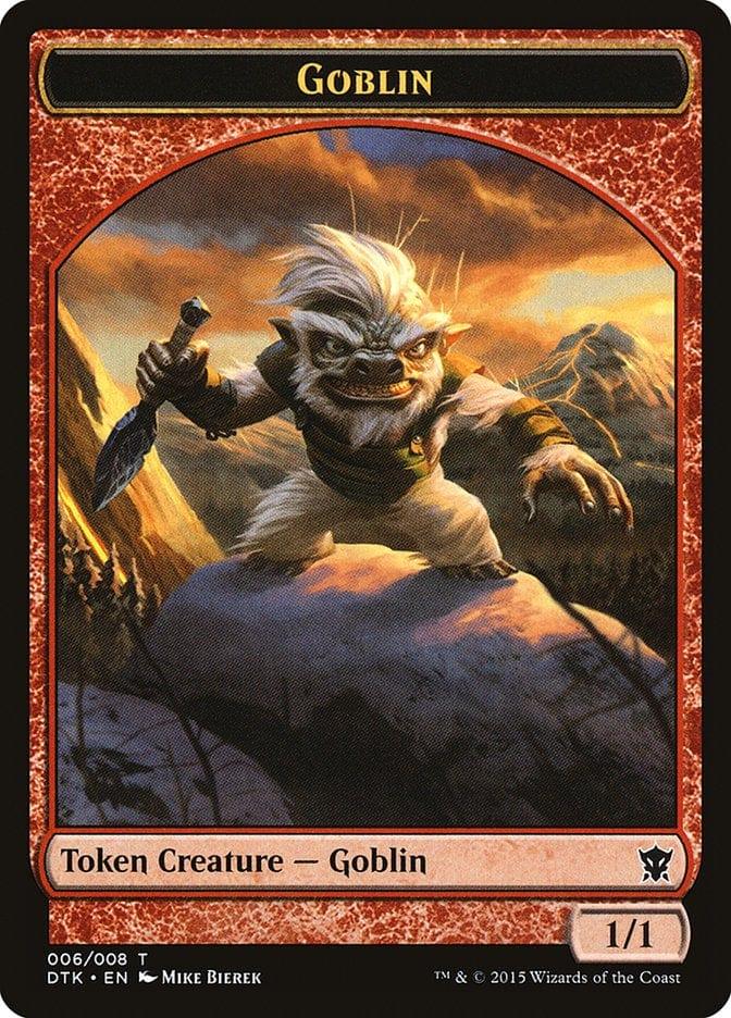 Magic: The Gathering MTG Single Goblin [Dragons of Tarkir Tokens]