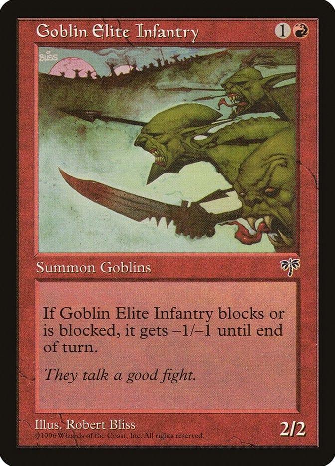 Magic: The Gathering MTG Single Goblin Elite Infantry [Mirage]