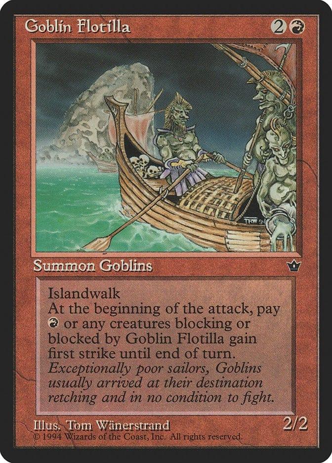 Magic: The Gathering MTG Single Goblin Flotilla [Fallen Empires]
