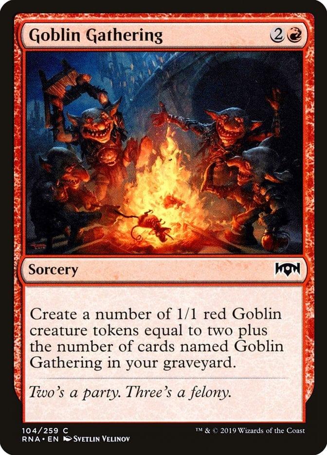 Magic: The Gathering MTG Single Goblin Gathering [Ravnica Allegiance]