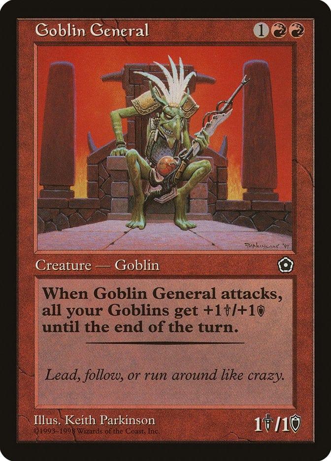 Magic: The Gathering MTG Single Goblin General [Portal Second Age]