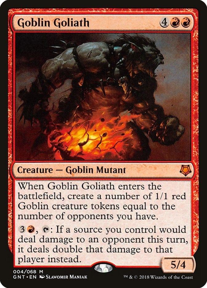 Magic: The Gathering MTG Single Goblin Goliath [Game Night]