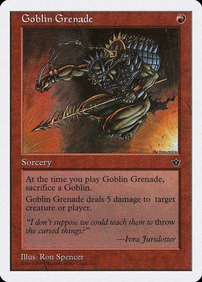 Magic: The Gathering MTG Single Goblin Grenade [Anthologies]