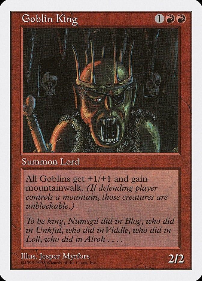 Magic: The Gathering MTG Single Goblin King [Anthologies]