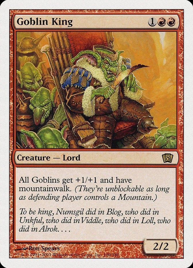 Magic: The Gathering MTG Single Goblin King [Eighth Edition]