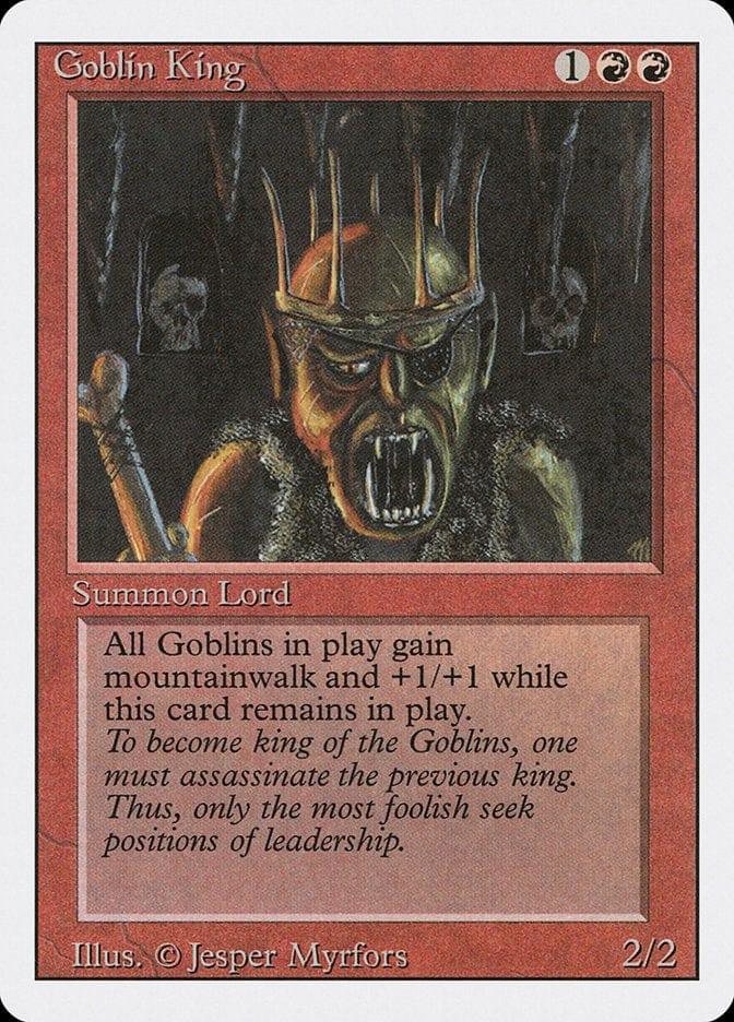 Magic: The Gathering MTG Single Goblin King [Revised Edition]